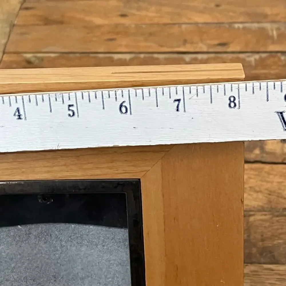 Natural Wooden Square Picture Frame 4x4